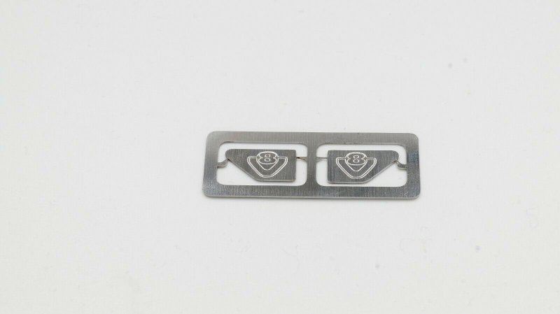 SP Scania front fender chrome plate v8