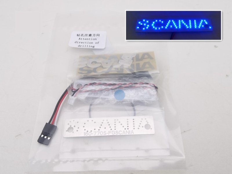 DMW - Scania Front Logo Kit, Blue