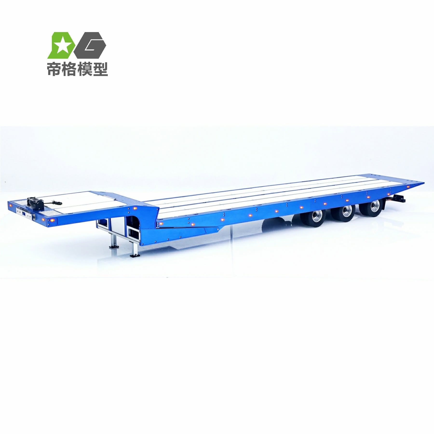 Travelling Axle Trailer - Blue
