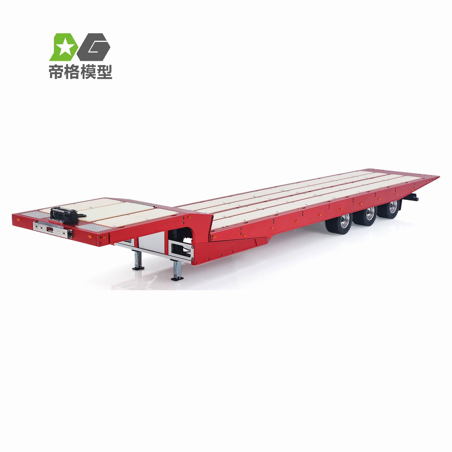 Travelling Axle Trailer - Red