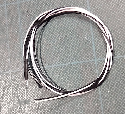 Wired Led 3MM WHITE with resistor 7.2v