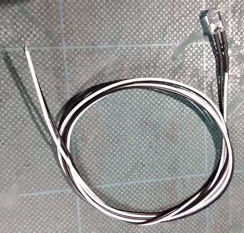 Wired Led 5MM WHITE with resistor 7.2v