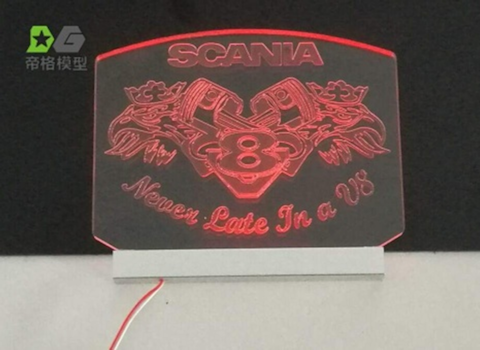 DMW 064 X  Scania lit logo