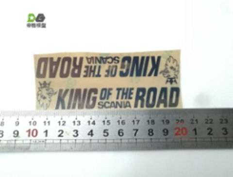 DMW 074-9-2 KOTR decal in Chrome