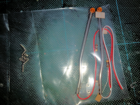 Post Marker Light, Long - Amber