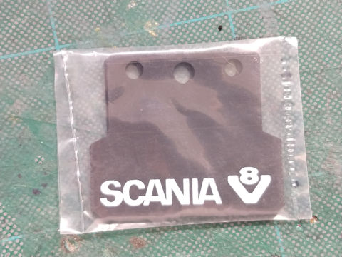 DMW - Single Rear Mudflaps, SCANIA V8