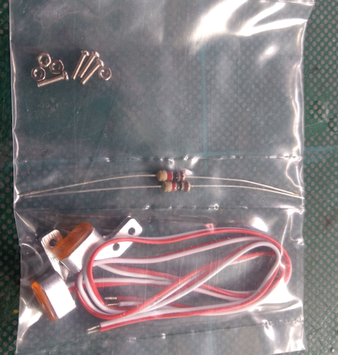 Lower Front indicator/marker light