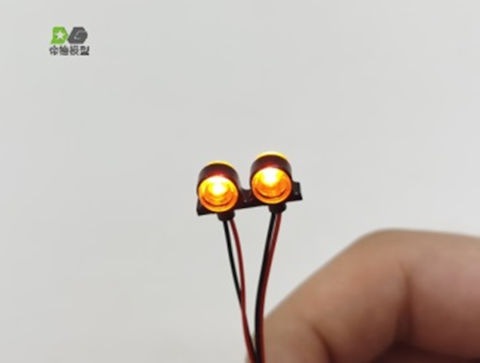 DMW 137-Double- marker light - AMBER