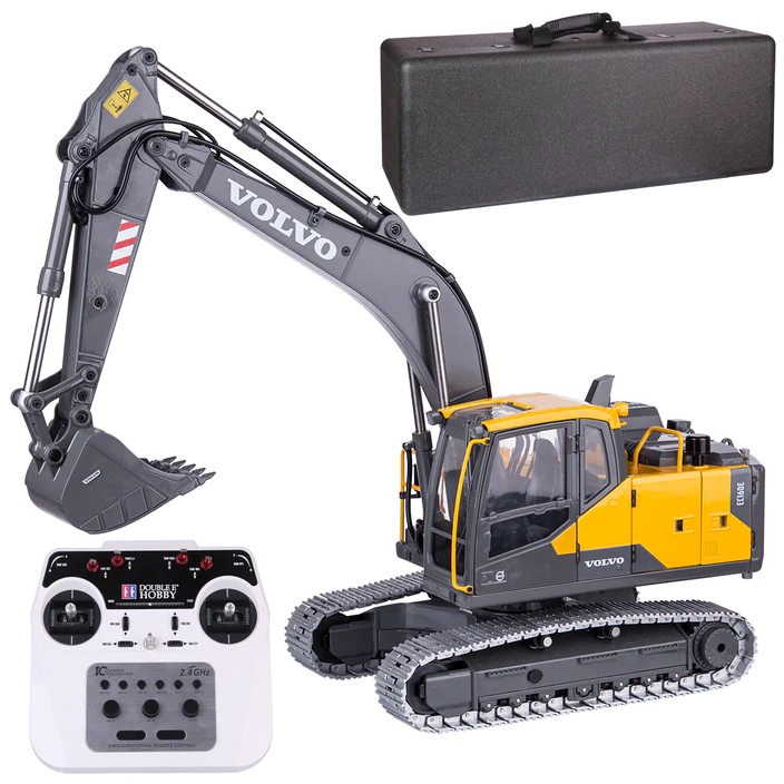 DOUBLE E 1:14 2.4G RC Excavator Metal Engineering RTR