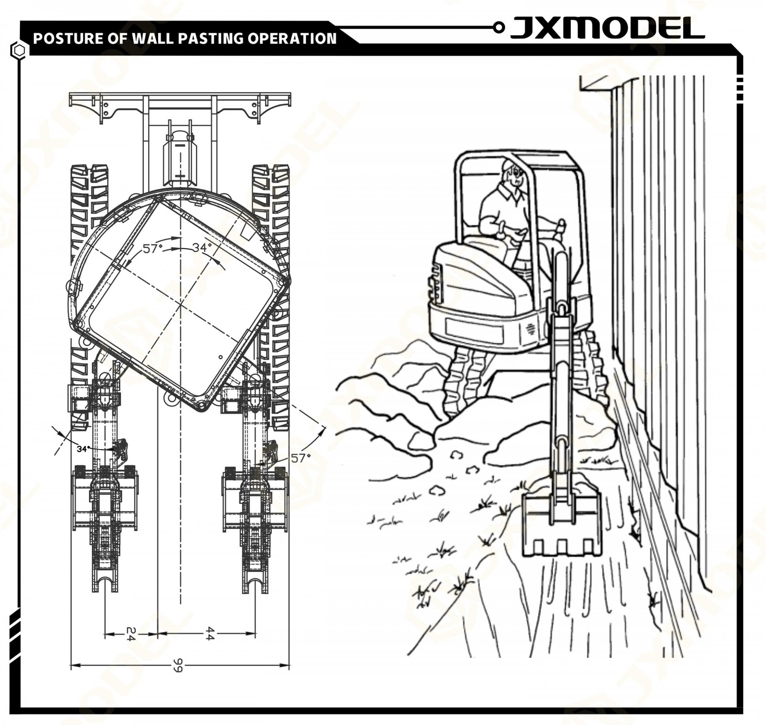 1/14 Min Digger x-20 Attachment