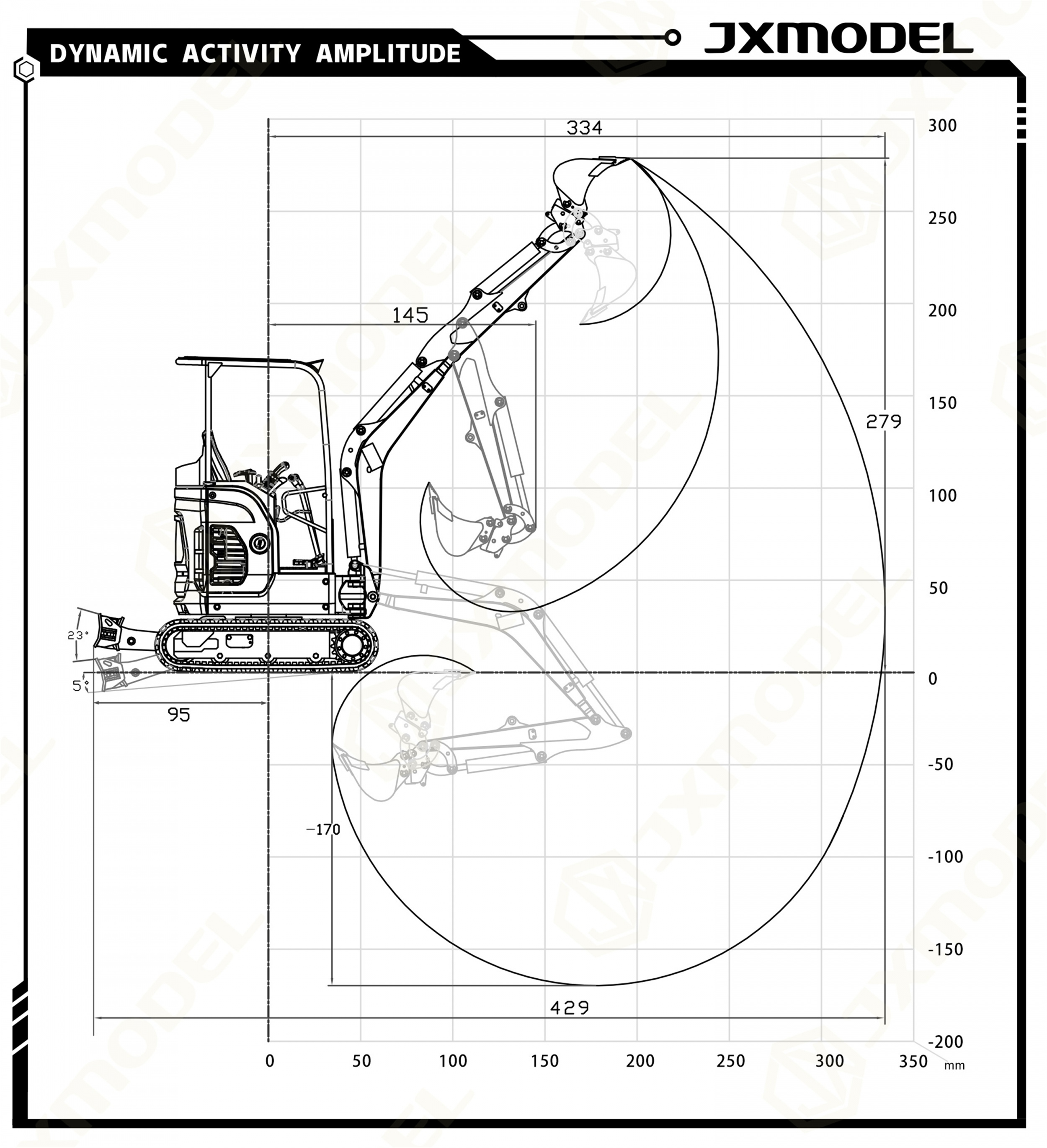 1/14 Min Digger x-20 Attachment