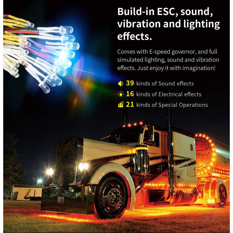 Container Truck Light Light and Sound System with Vibration and ESC