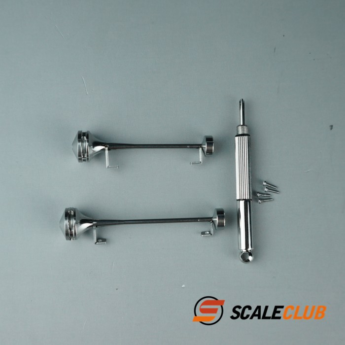 Scale Club - Stainless Steel Horn Fixing white Screws