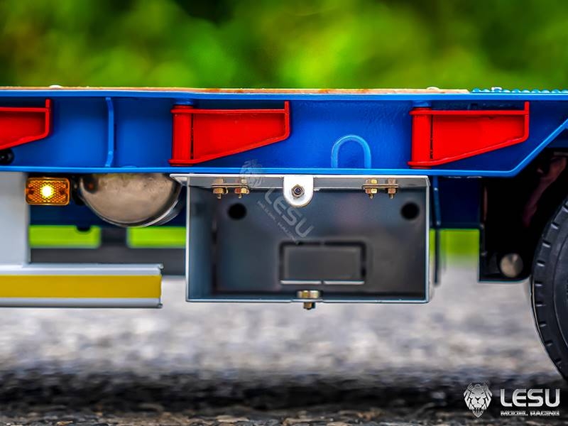Lesu heavy duty semi-trailer with ramps