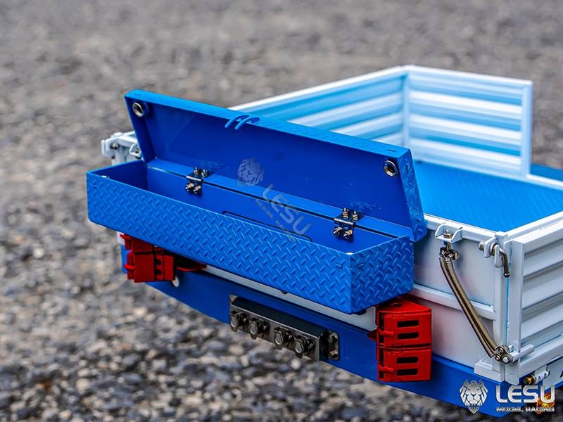Lesu heavy duty semi-trailer with ramps