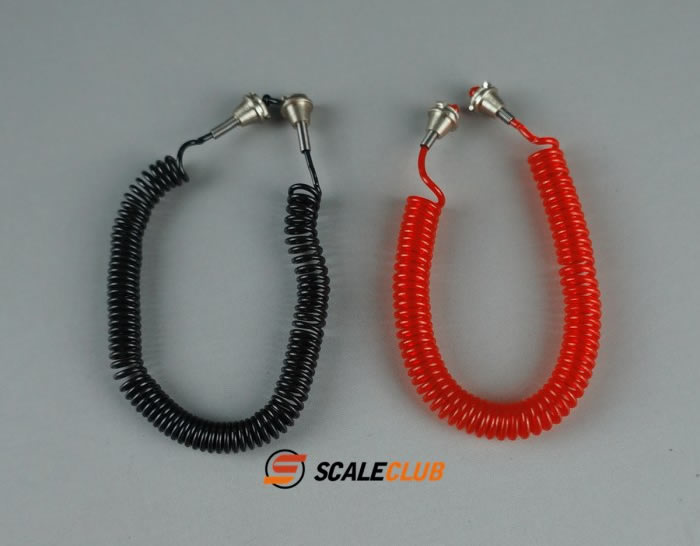 Scale Club - Plastic Pipe (Black& Red)