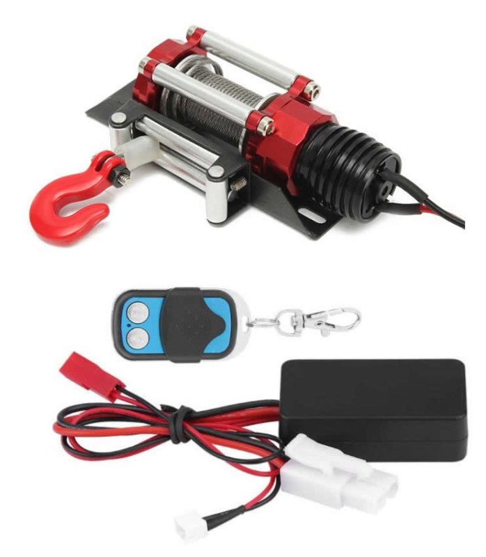 Small Winch with Remote Controller